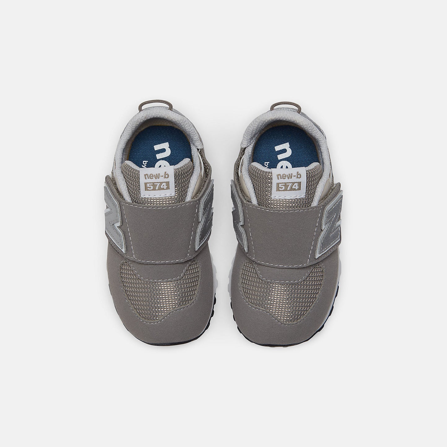 New Balance -574 NEW-B Hook & Loop - RAIN CLOUD (Sandard Width)