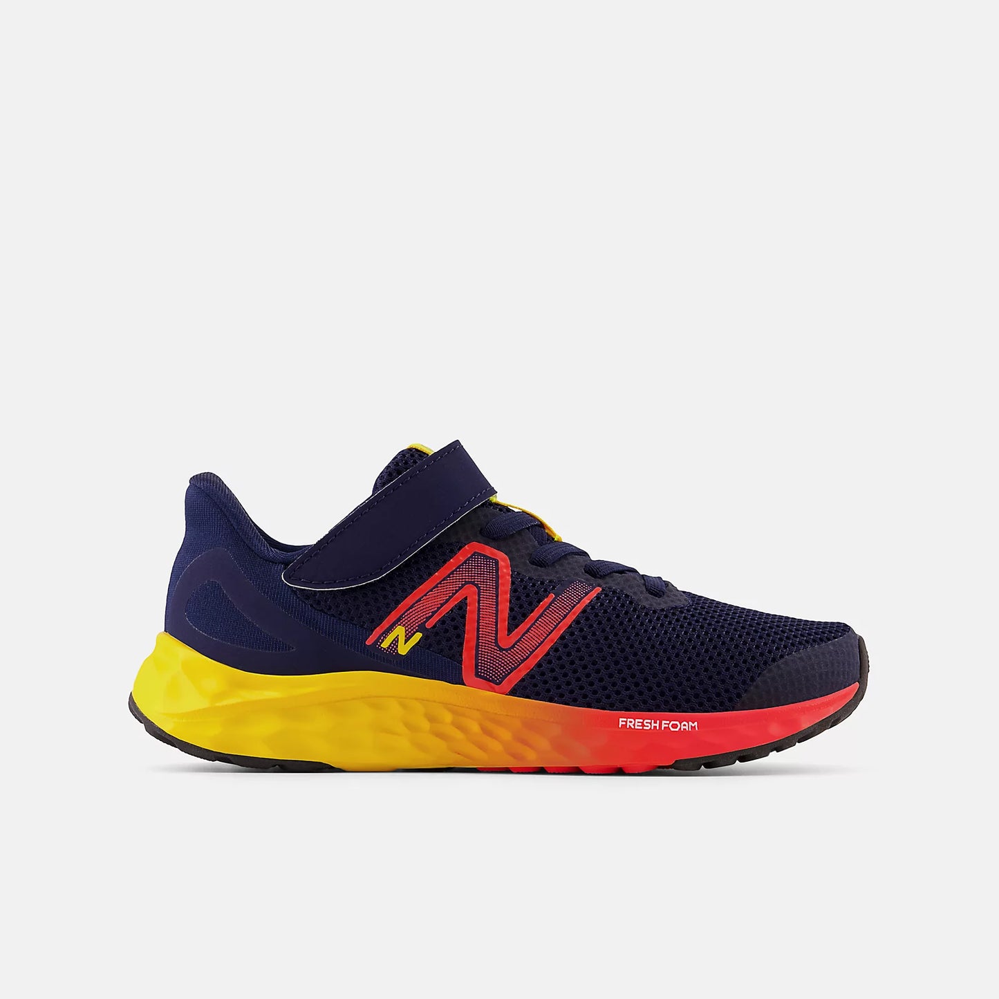 New Balance Fresh Foam Arishi v4 Running Shoes – Bungee Lace with Top Strap - Little Kids - Team Navy