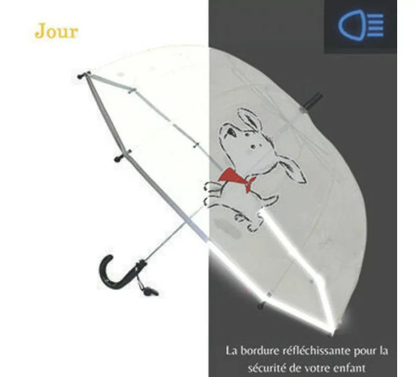 SMATI - Child's Transparent Dog Umbrella
