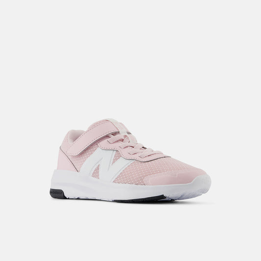 New Balance - Running Shoe - Bungee Lace with Top Strap - Little Kid - Rose Sugar