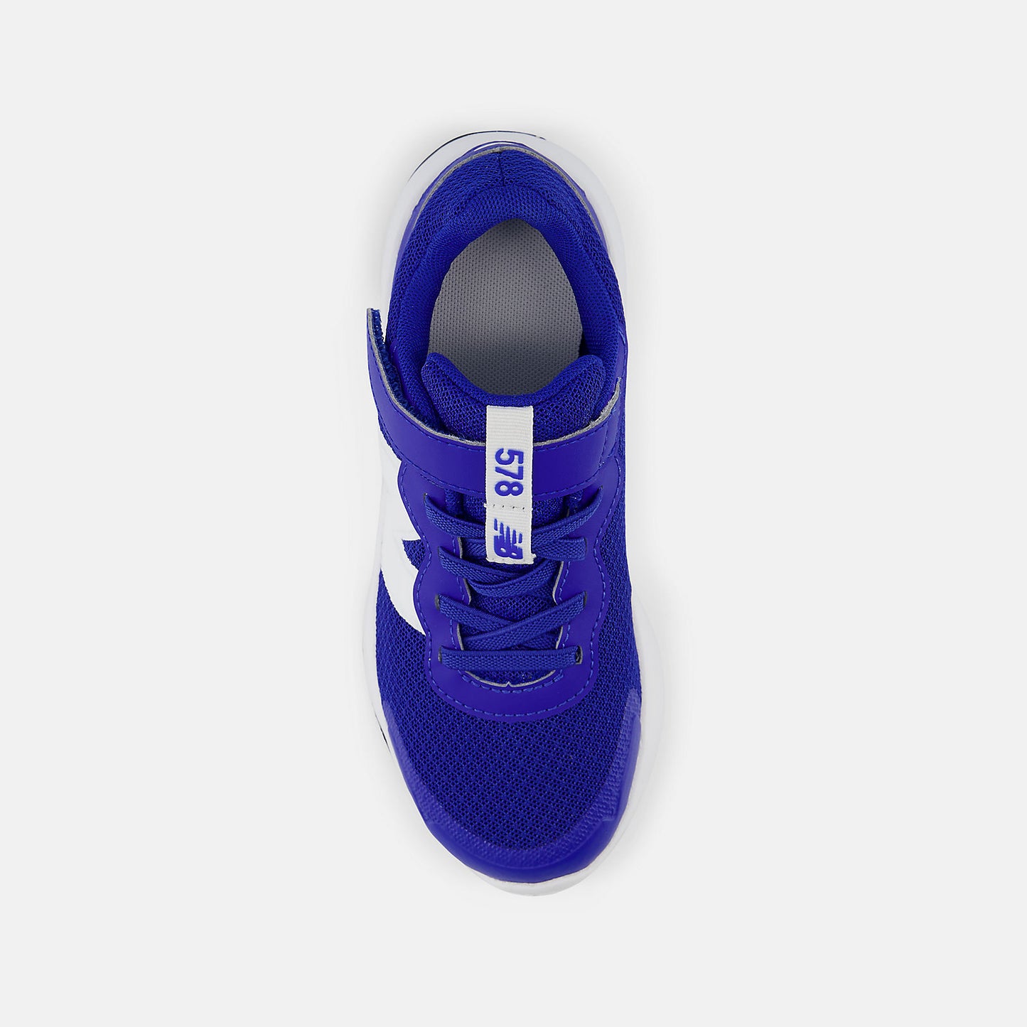 New Balance - 578v1 Running Shoe - Bungee Lace with Top Strap - Little Kids - Team Royal with White (Sandard Width)