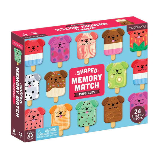 Mudpuppy - Pupsicles Shaped Memory Match Game