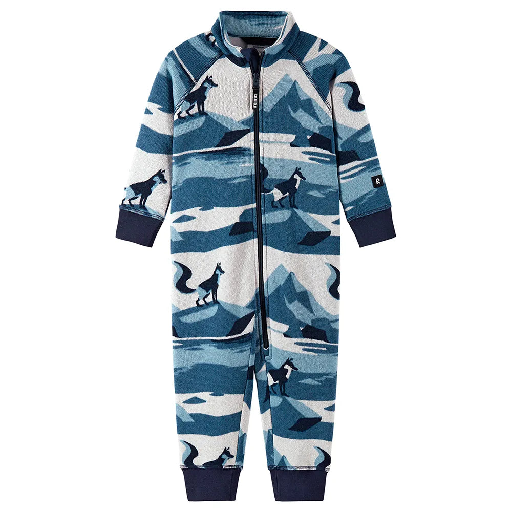 Reima - Toddlers fleece overall Myytti, Navy