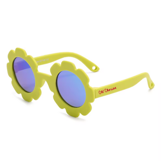 Oh! Cherise Unbreakable Polarized Kids Sunglasses 1-3Y - Flower