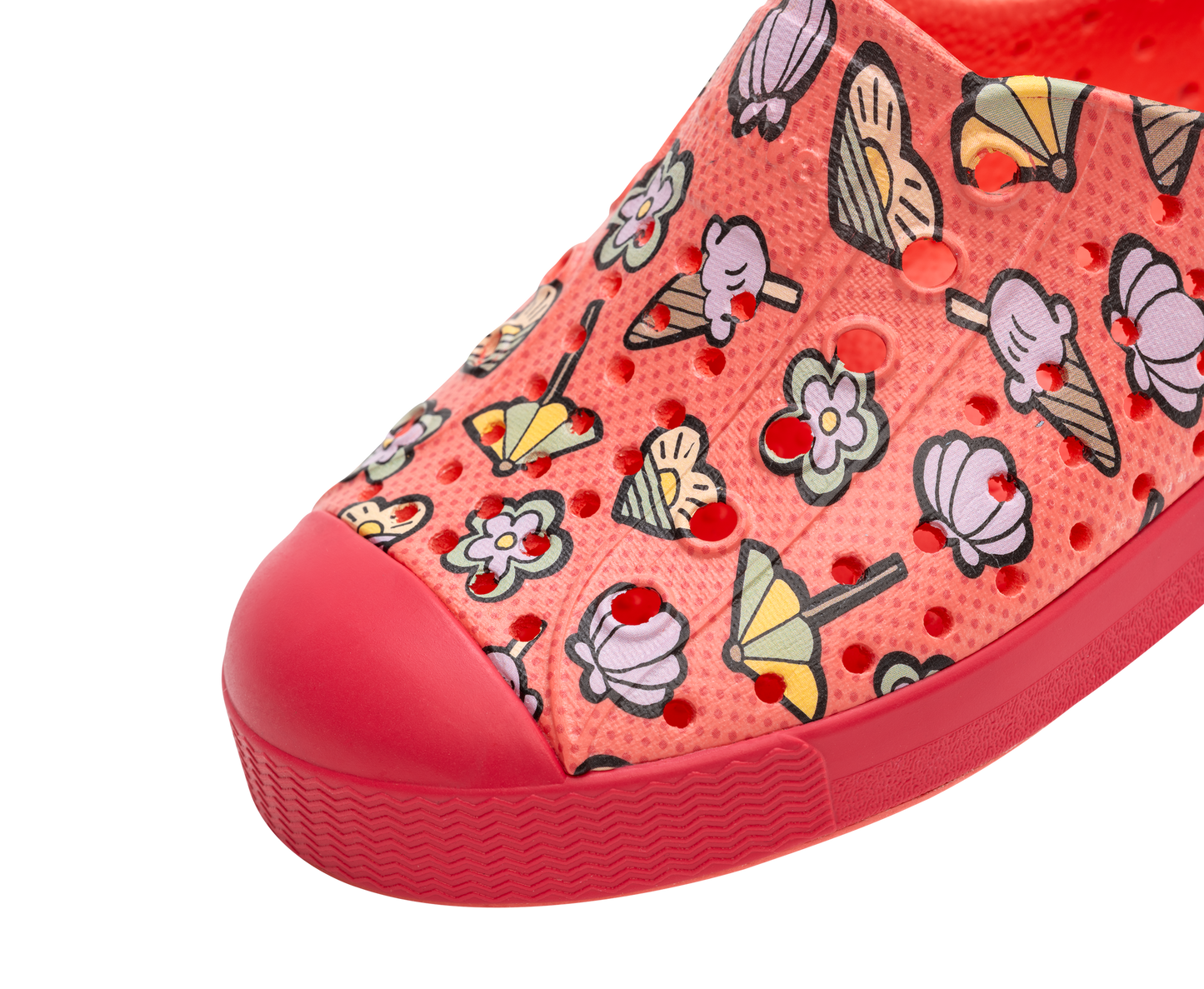Native Shoes - Jefferson Print Kids - Snack Pink/Popsicle Pink/Beach Day