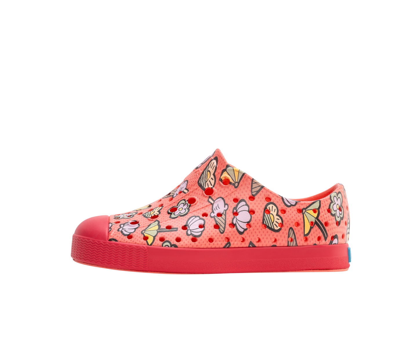 Native Shoes - Jefferson Print Kids - Snack Pink/Popsicle Pink/Beach Day