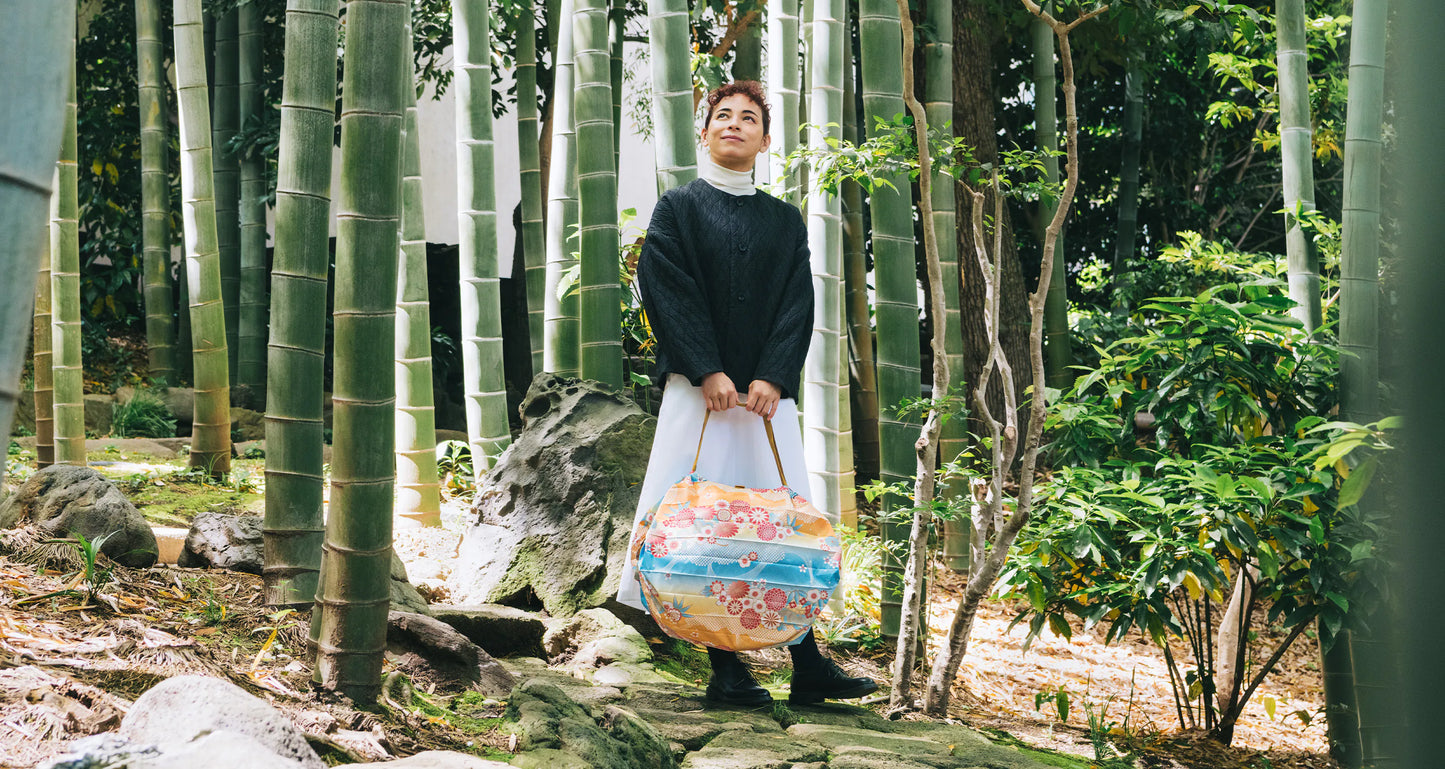 Shupatto Compact One-Pull Foldable Bag - Reusable Shopping Bag - Japan Collection