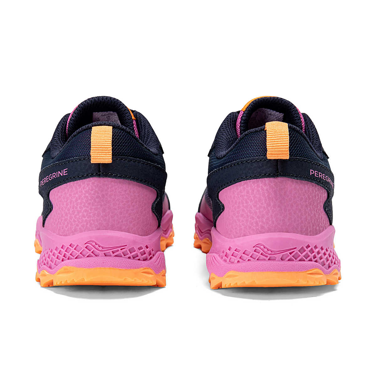 Saucony Big Kids Peregrine KDZ Shield Sneaker - Navy/Pink
