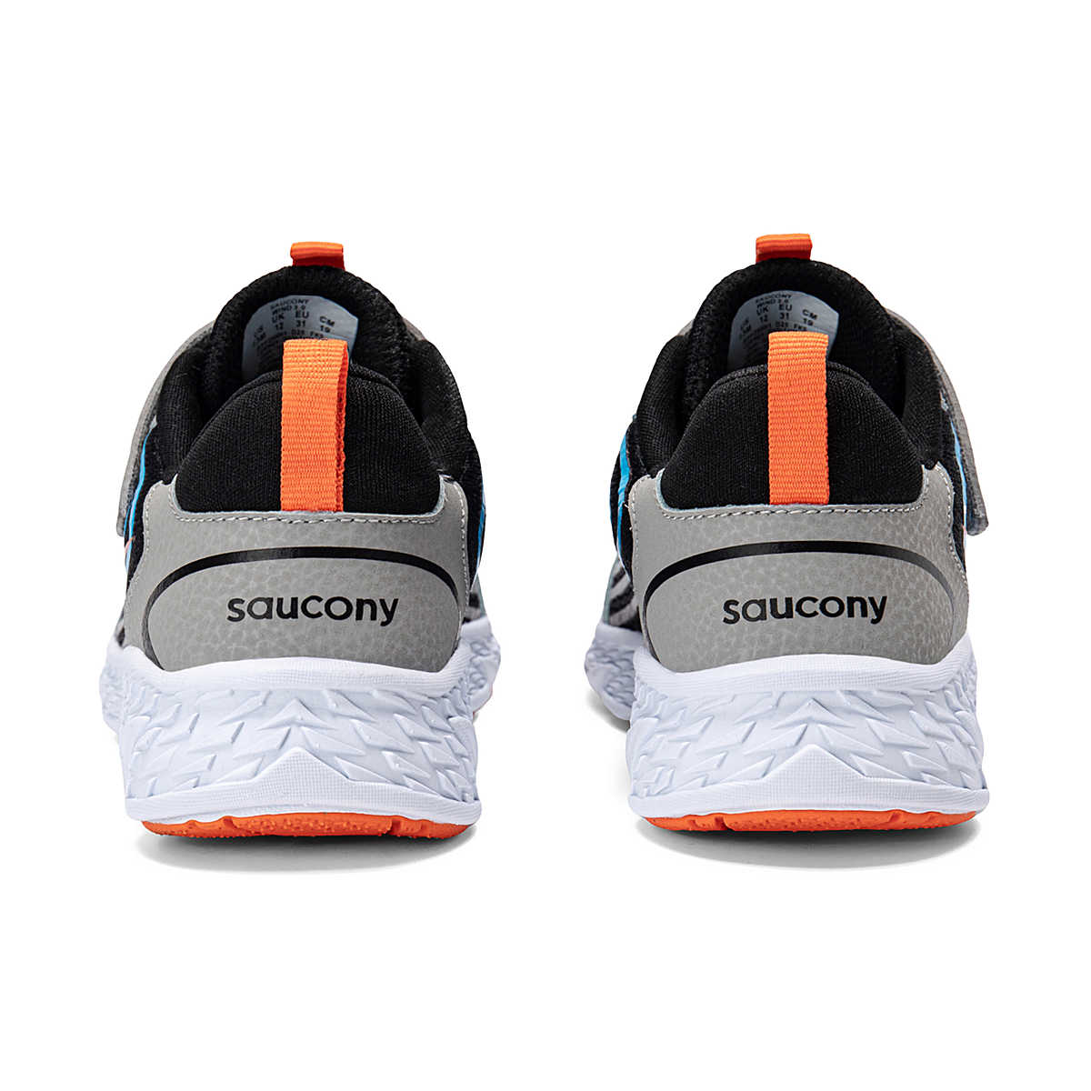 Saucony Little Kid's Wind 3.0 JR - Black/Grey