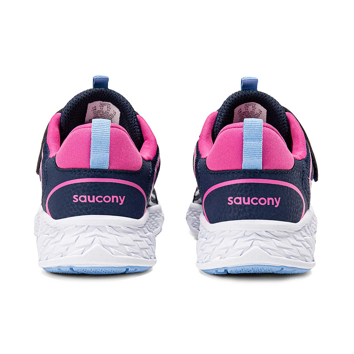 Saucony Big Kids Wind 3.0 A/C Sneakers - Navy/Pink