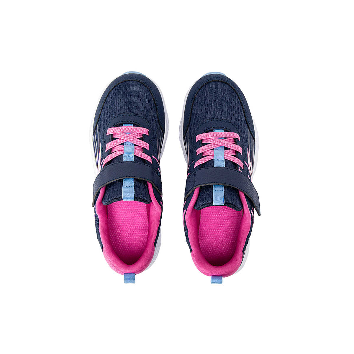 Saucony Big Kids Wind 3.0 A/C Sneakers - Navy/Pink