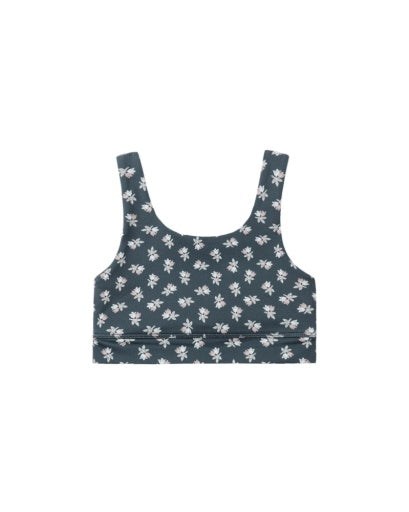Rylee + Cru Swift Sports Bra Blue Blooms