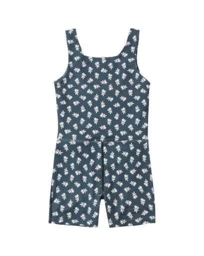 Rylee + Cru Malibu Bodysuit Blue Blooms