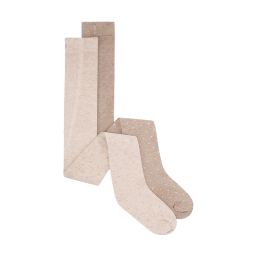 Minymo Wool Blend Tights 2 Pack, Sheer Bliss