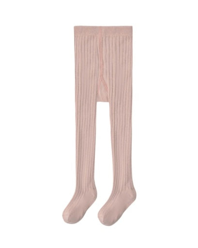 Rylee + Cru Ribbed Tights Rosewood