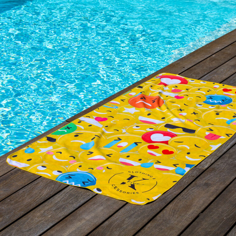 K5 - Microfiber Towel - Colorful Emoji