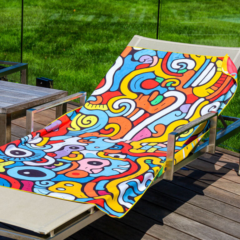 K5 - Microfiber Towel - Colorful Emoji