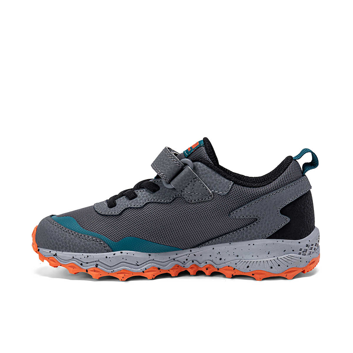 Saucony Big Kids Peregrine KDZ A/C Shield Sneaker - Grey/Teal