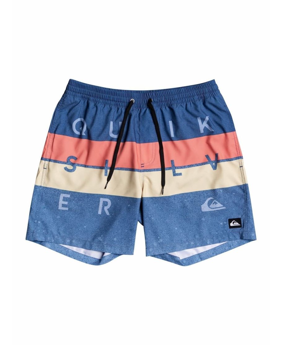 Quiksilver - Word Block Volley Swim Trunks - 8Y