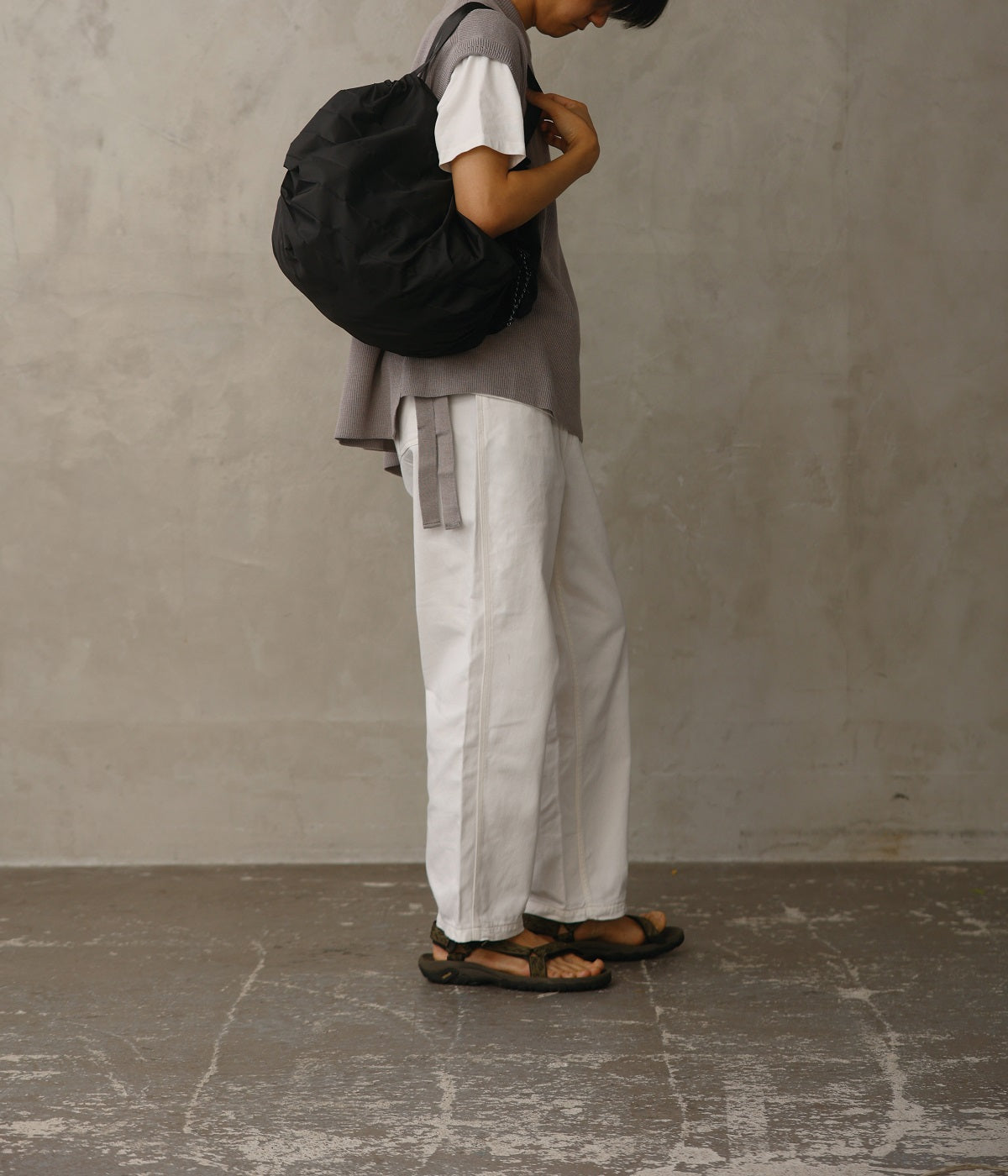 Shupatto Packable Bag w/Zipper - Black 27L