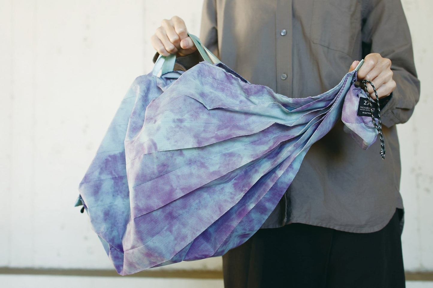 Shupatto Packable Bag w/Zipper - Evening Mist 27L