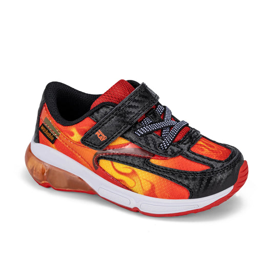 Stride Rite Made2Play Lighted Phantom Light-Up Sneaker Fire Sky Red