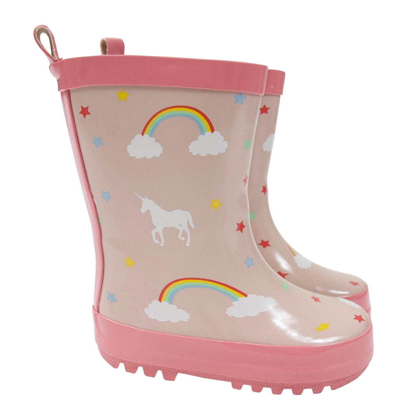 Korango - Unicorn & Rainbows Gumboot Dusty Pink