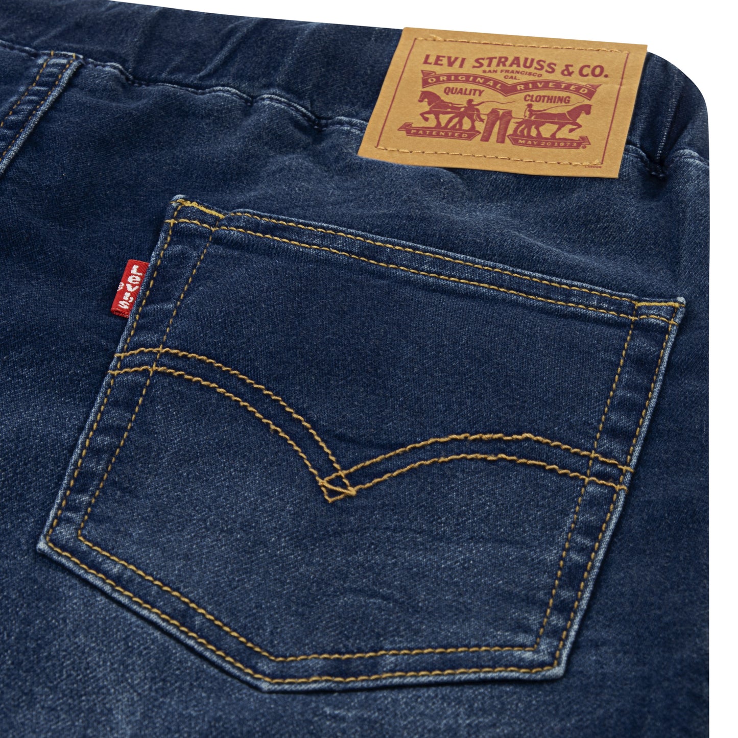 Levi's - Boys' Skinny Fit Pull On Dobby Shorts