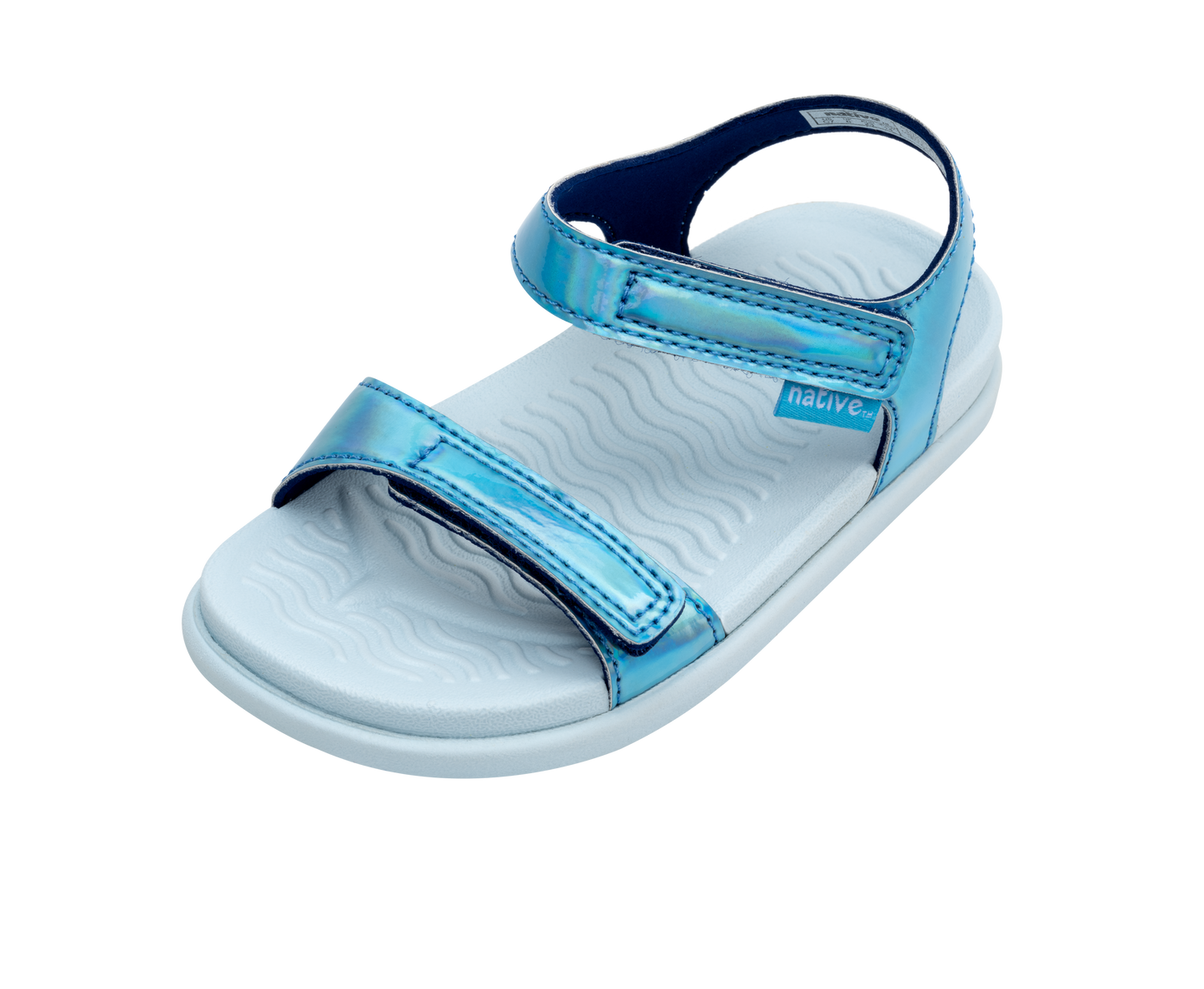 Native Shoes Charley Child Sky Hologram/Coastal Blue