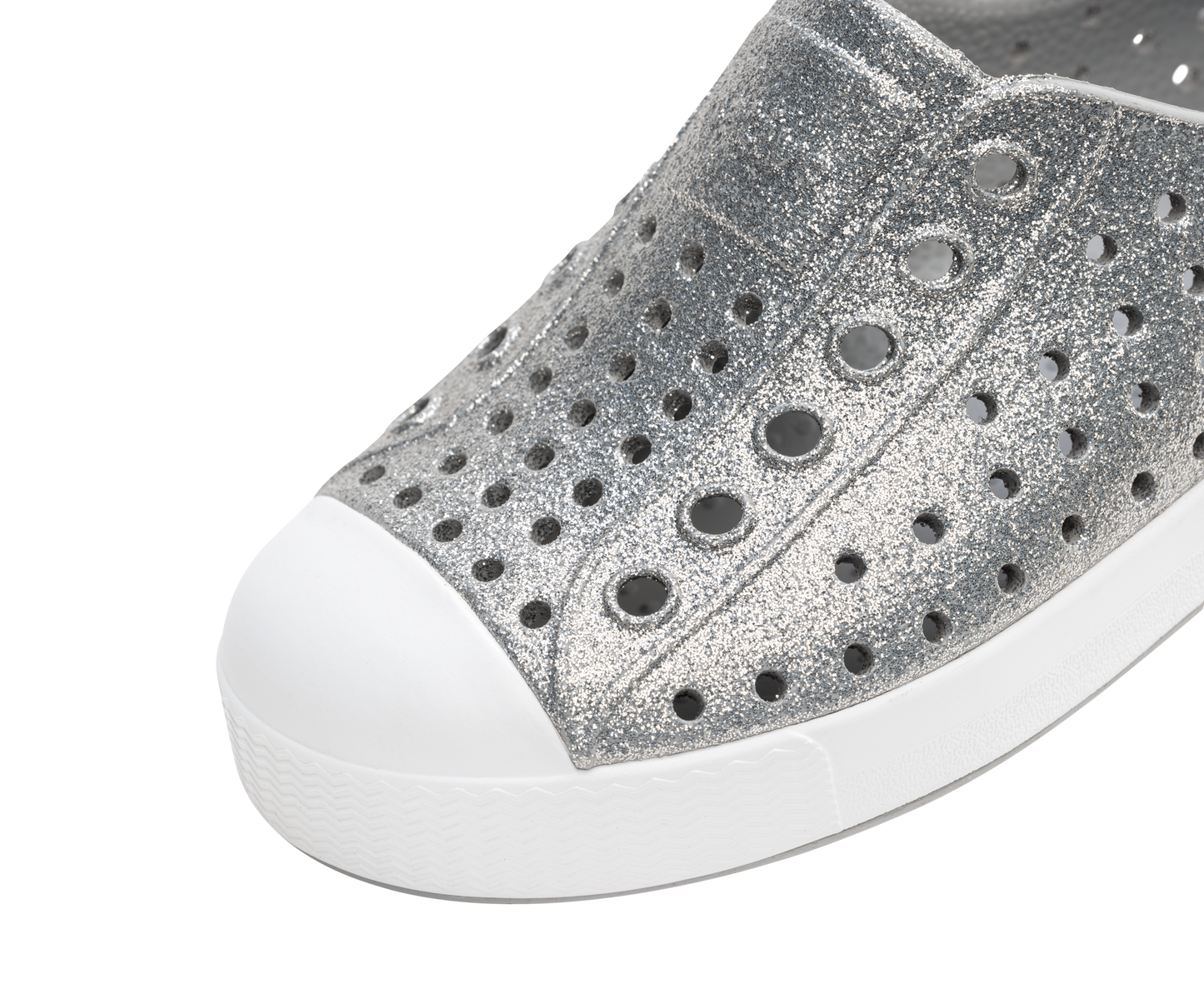 Native Shoes - Jefferson Bio Bling Kids - Platinum Bling/Shell White