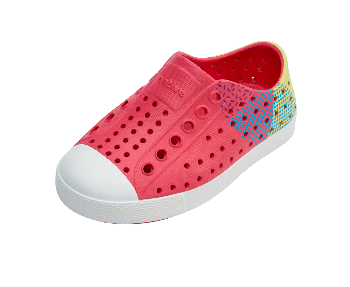 Native Shoes Jefferson Child Sugarlite Block Dazzle Pink