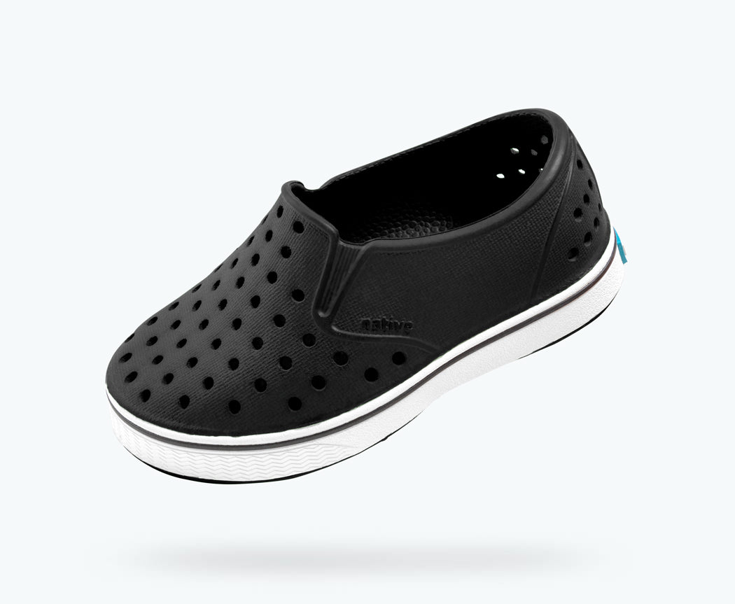 Native Shoes Miles Child Jiffy Black/Shell White