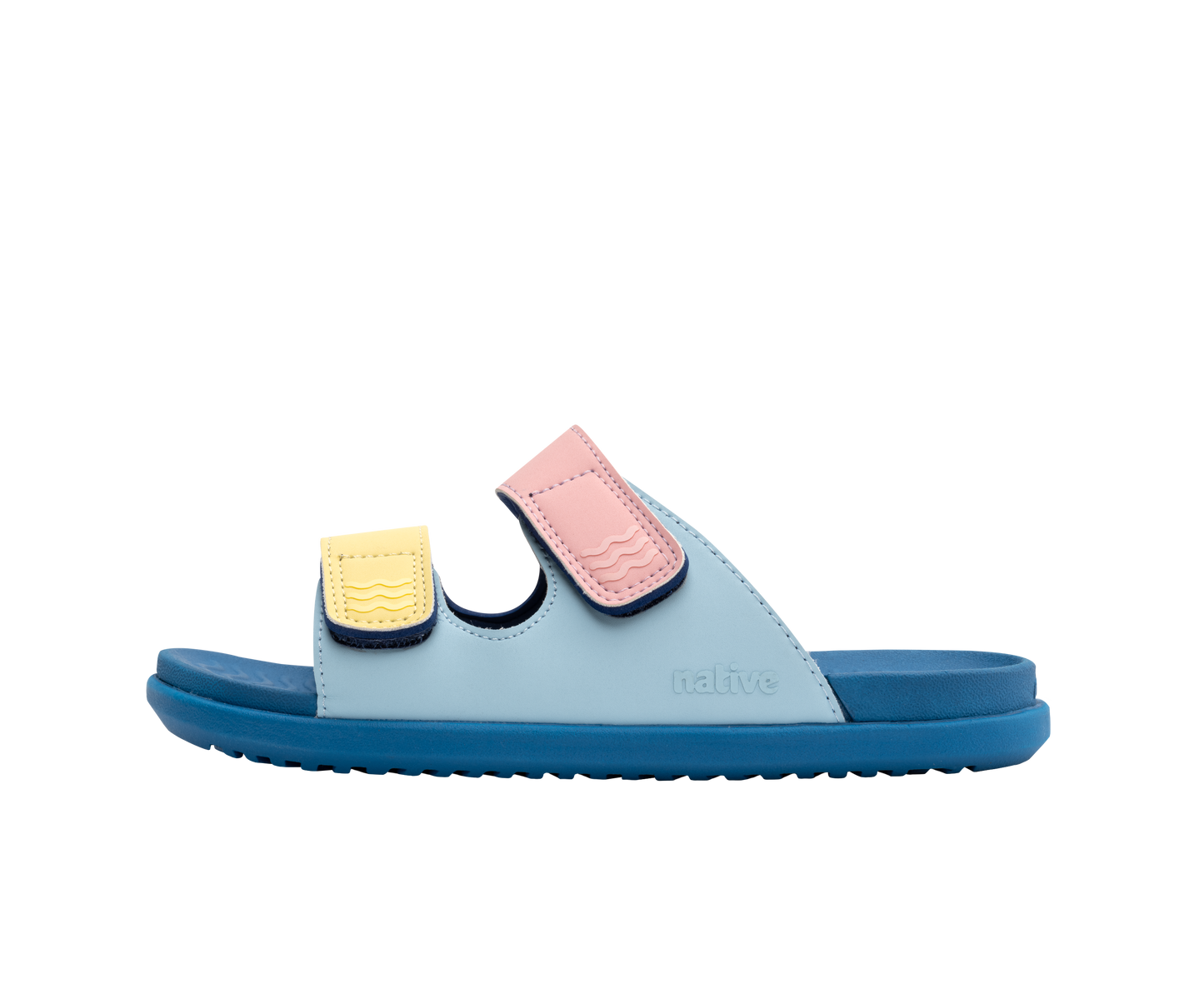 Native Frankie Sugarlite Big Kid - Sky Blue/ Vallarta Blue/ Princess Gone Bananas Straps