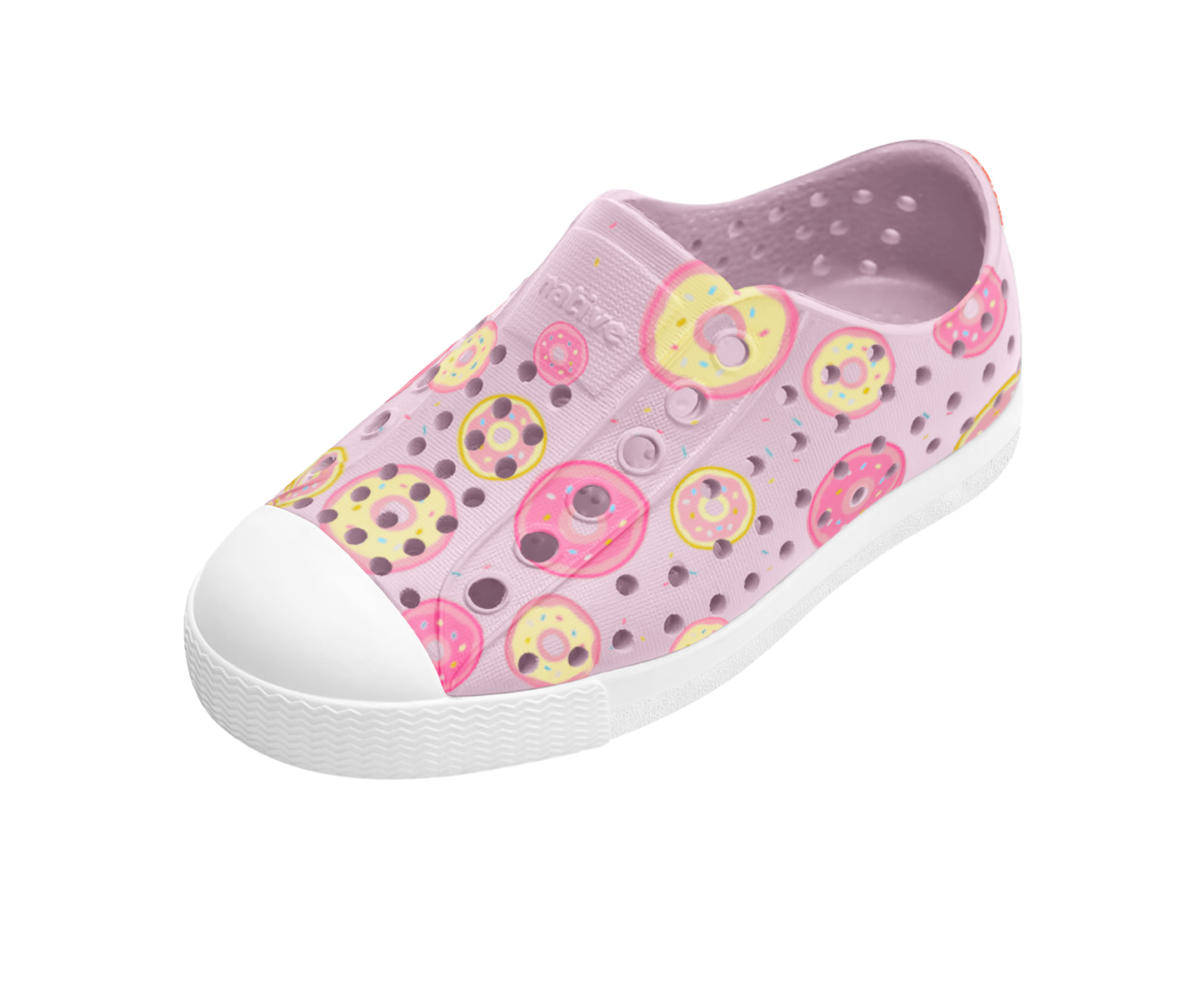 Native Shoes Jefferson - Barely Pink/Shell White /Donuts