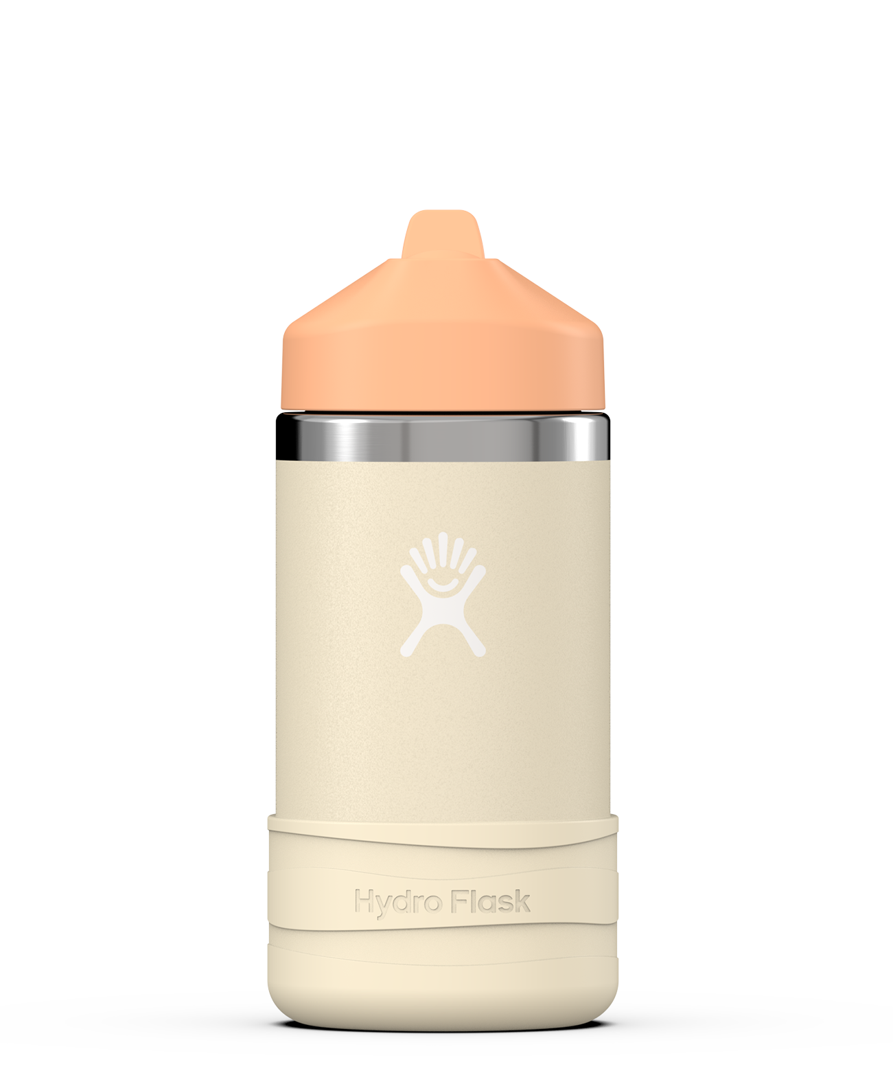 Hydro Flask - 12 OZ Kids Wide Mouth Straw Cap And Boot Coconut