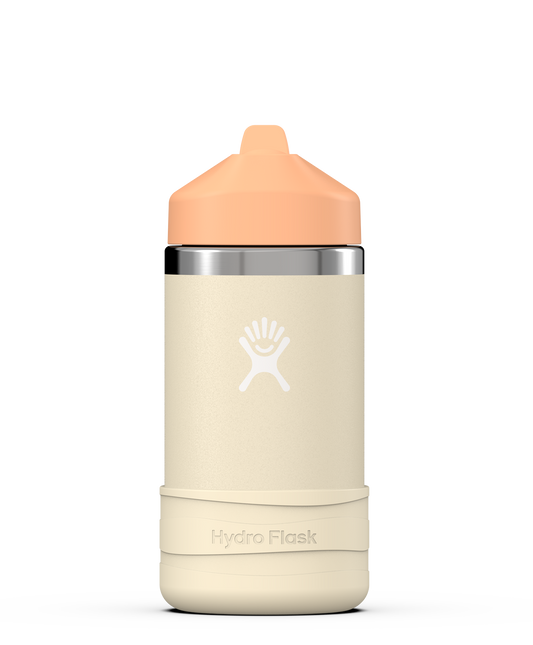 Hydro Flask - 12 OZ Kids Wide Mouth Straw Cap And Boot Coconut
