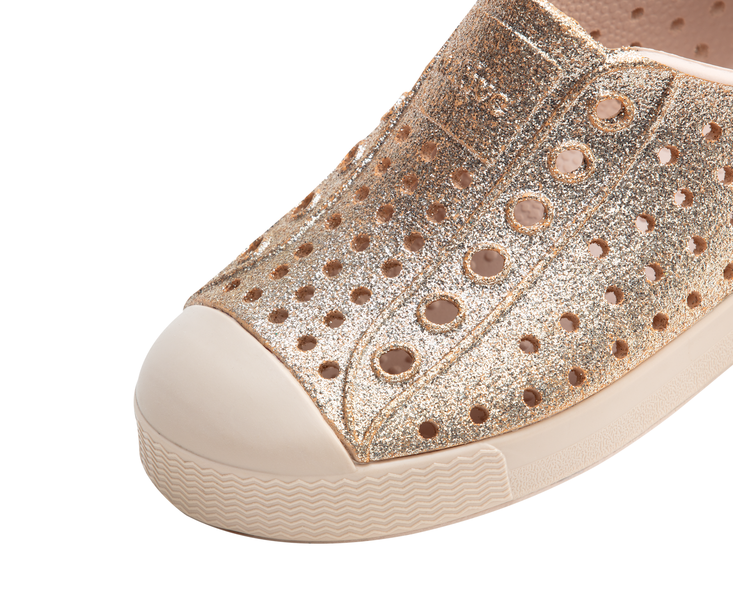 Native Shoes - Jefferson Bio Bling Kids - Rock Salt Bling/Rock Salt Pink