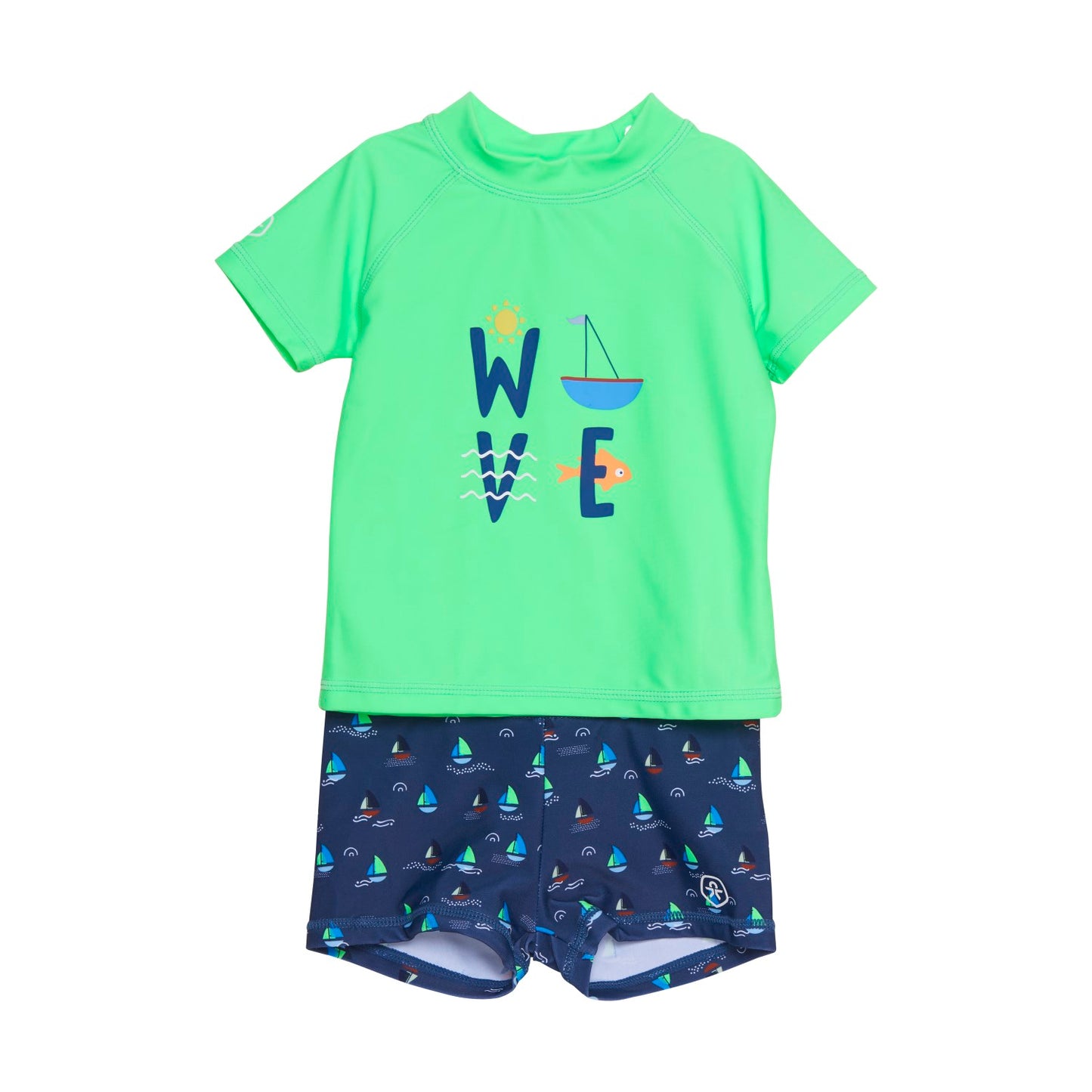 Color Kids Boys Rash Guard Swim Set