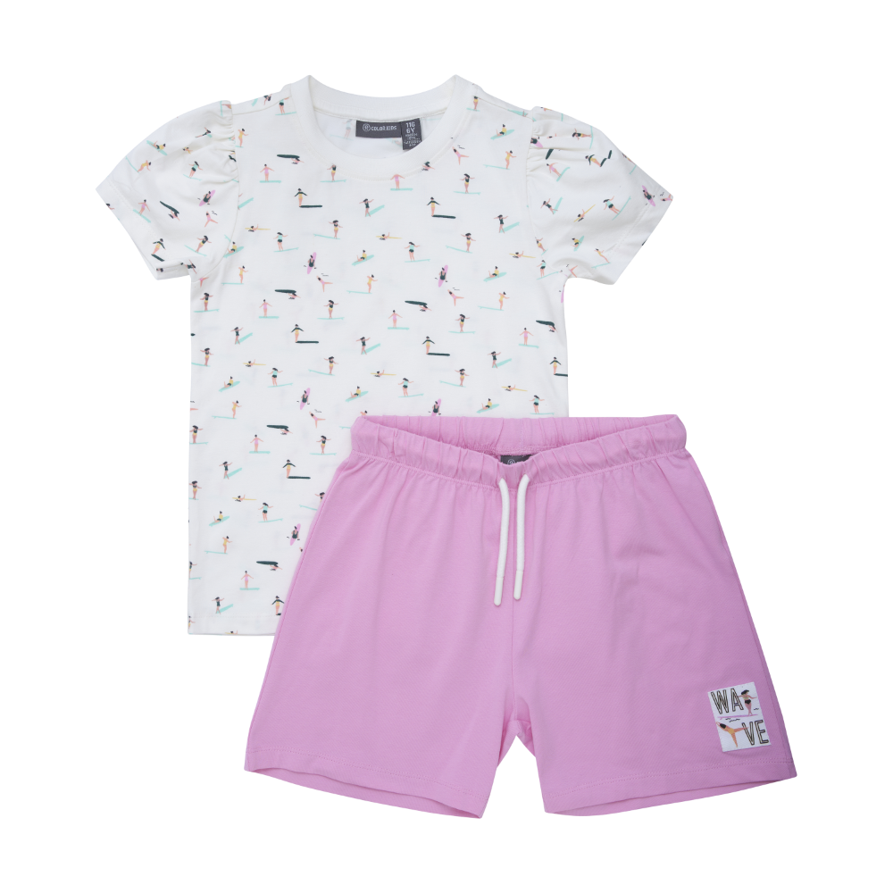 Color Kids - Activewear T-shirt & Shorts Set