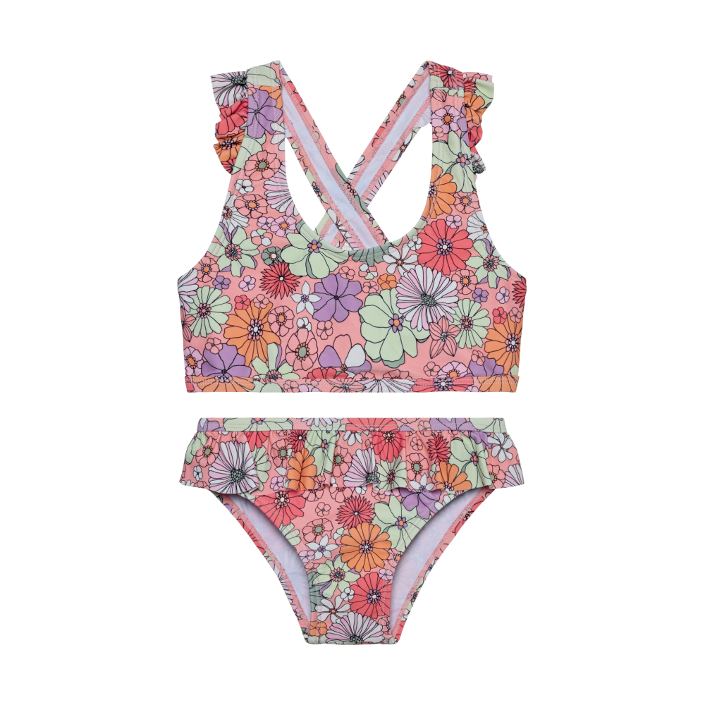 Color Kids - 2-Piece Girls Bikini with Skirt