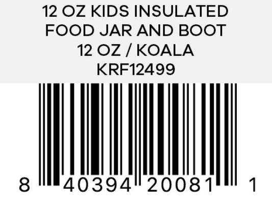 Hydro Flask - 12 OZ Kids Insulated Food Jar And Boot Koala