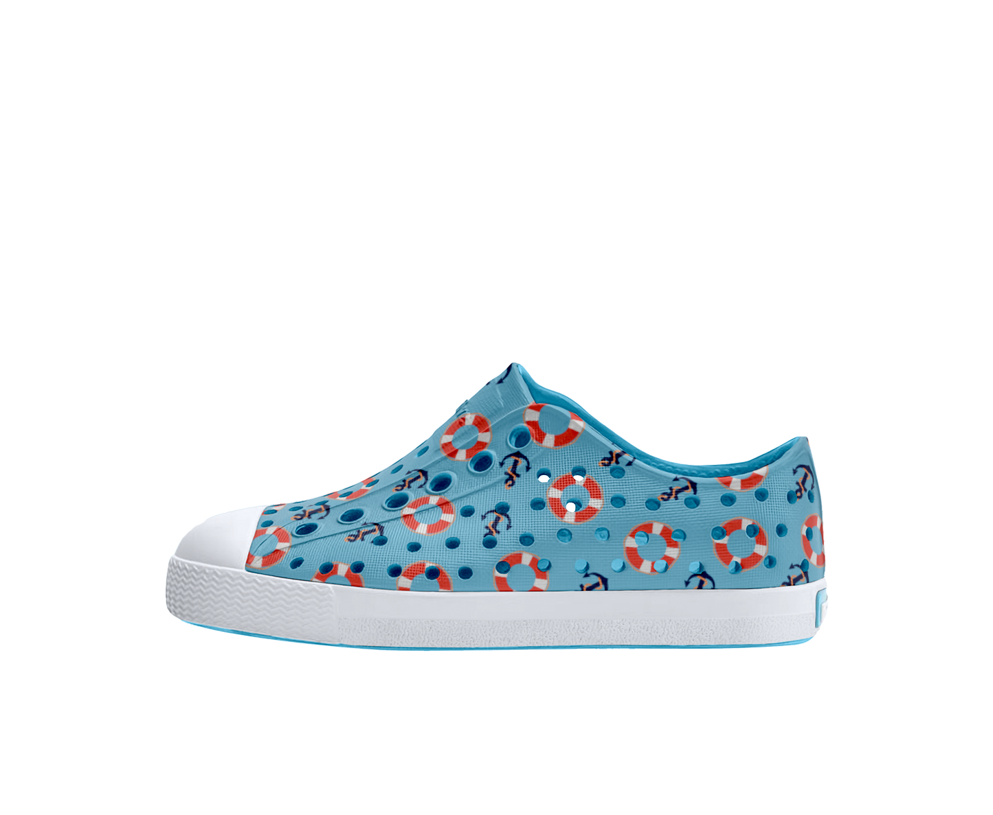 Native Shoes - Classic Jefferson Slip On Shoes- Child Print 2026 – Back View