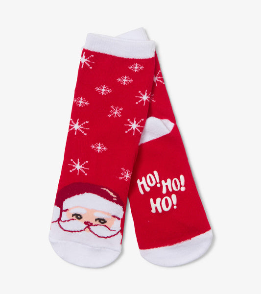 Little Blue House Cheerful Claus Kids Socks