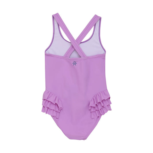 Color Swimsuit with Jellyfish Applique 6Y