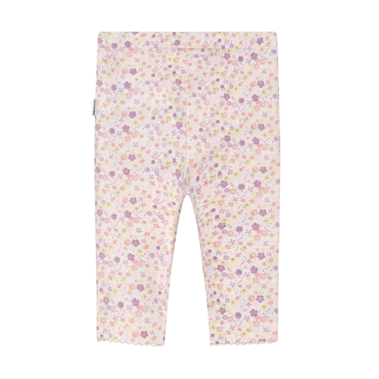 Minymo - All Over Print Floral Infant Leggings