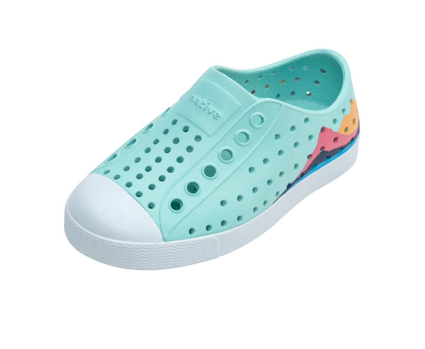 Native Shoes Jefferson Child Sugarlite Hydrangea Blue/Coastal Blue/Regatta Mountain Block