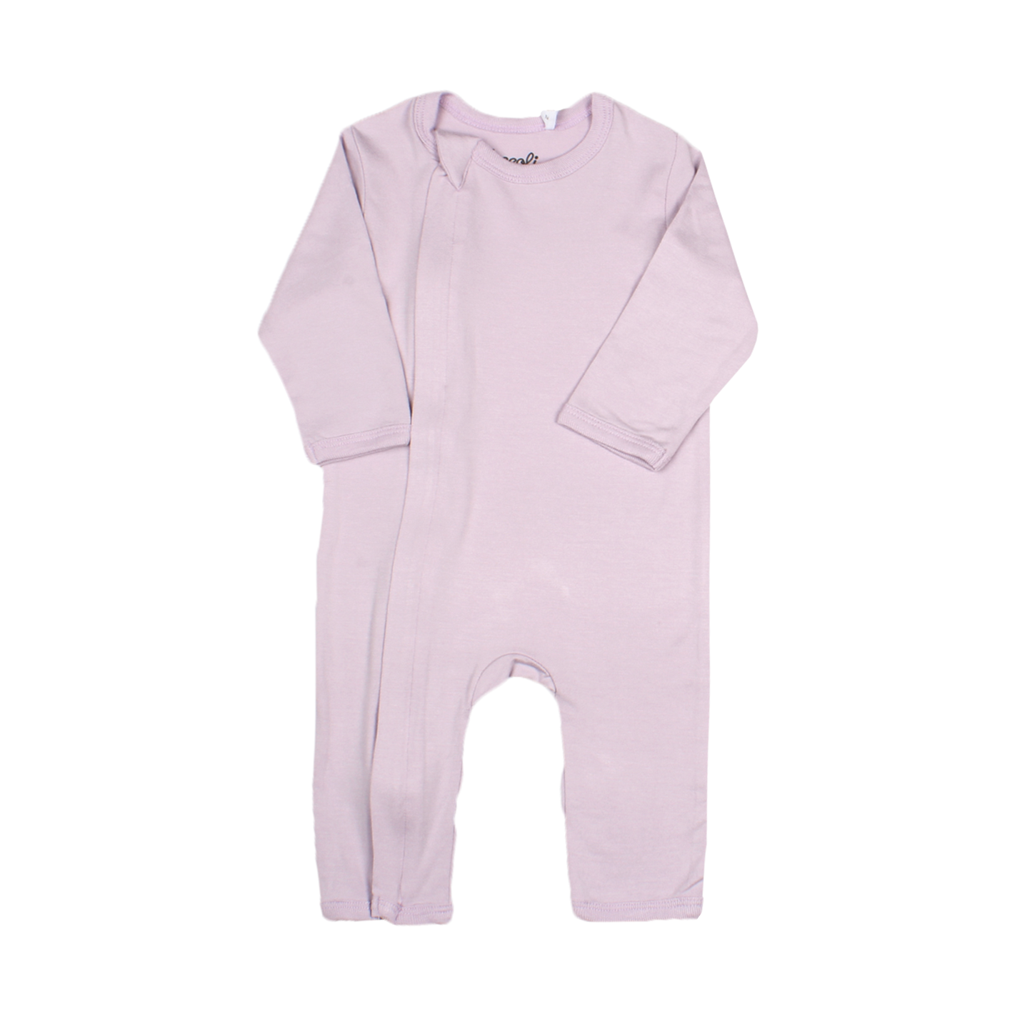 Coccoli Cotton Modal Zipper Union Suit Lavender Fog