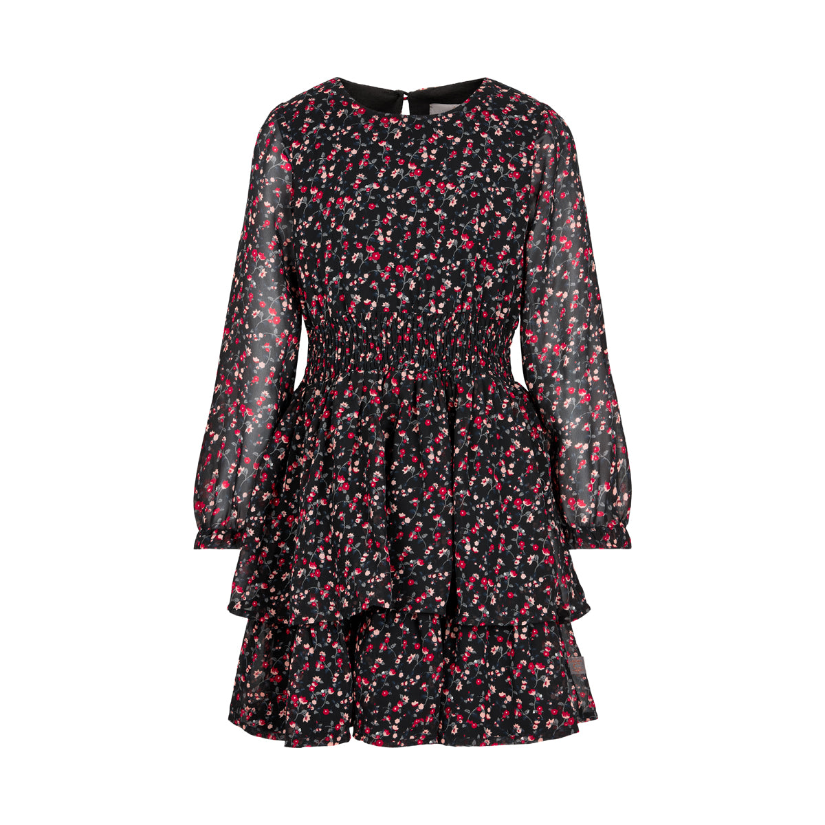 Creamie Dress Printed Chiffon