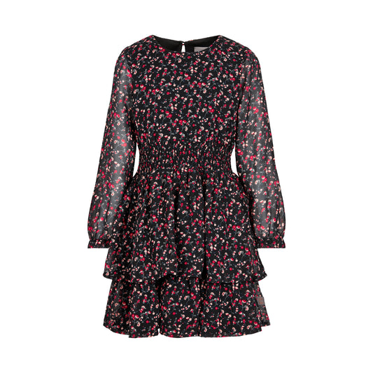 Creamie Dress Printed Chiffon