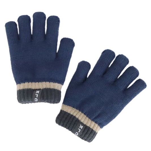 Calikids Knit Soft Touch Gloves - Blue